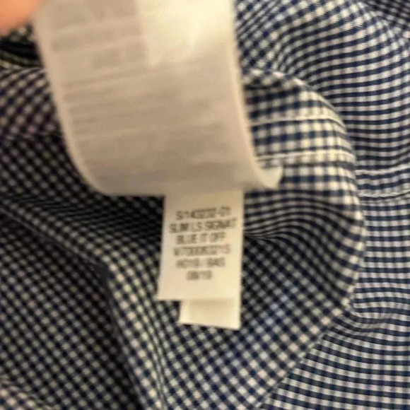 Old Navy Men’s Button Down Shirt Size XXL Tall Slim Fit Non Iron New With Tags - Picture 9 of 13